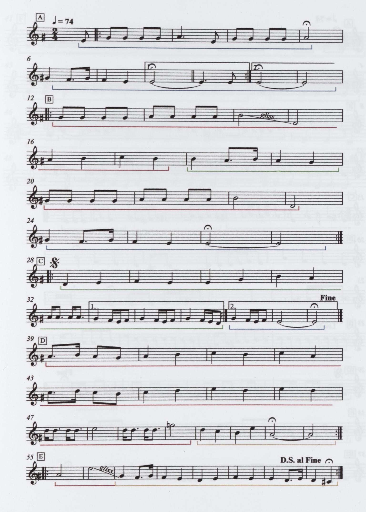 Page of sheet music. 