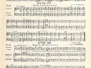 Seu Shearim (Lift Up Your Heads, O Gates) sheet music Sheet music with transliterated Hebrew lyrics.