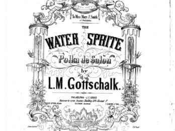 The Water Sprite—Polka Printed page with ornate decorative border around English text.