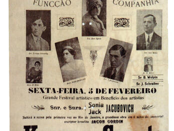 Kreuzer Sonata Advertisement Page with Portuguese titles and text and small portrait photographs throughout.