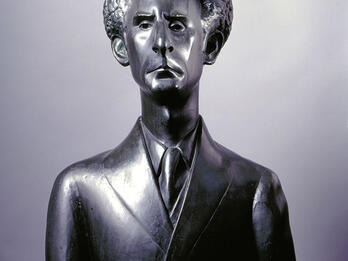 Bust of man.
