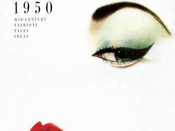 Cover of magazine, with lush lips on the bottom and a prominent eye with eye shadow on the top right, and title, year, and other information in English on the top left and bottom right.