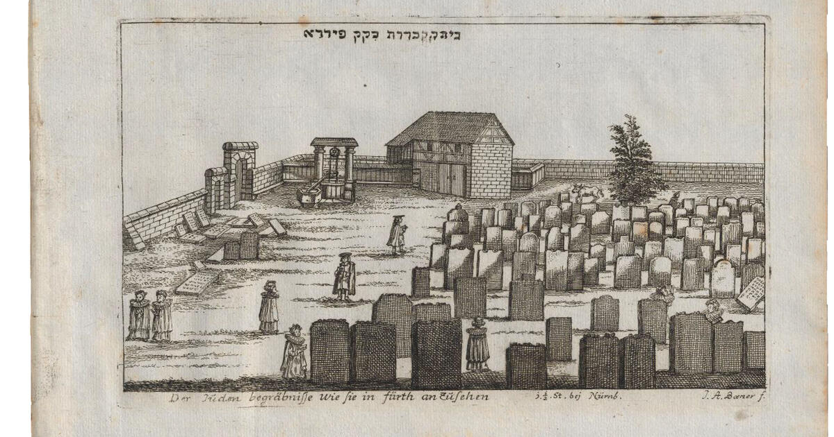 Cemetery of the Fürth Jewish Community | Posen Library