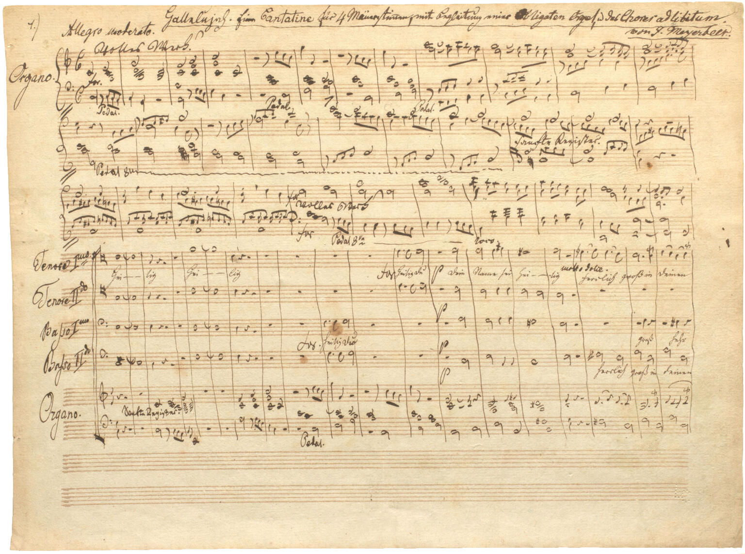 Sheet music.