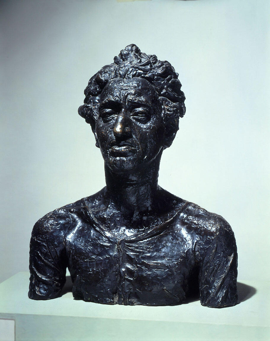 Bust of man.