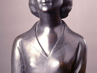 Bust of woman. 