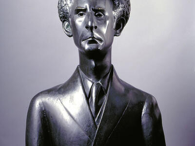 Bust of man.